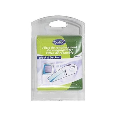Codiac 904107 Filtre d'Aspirateur pour Black + Decker Dustbuster