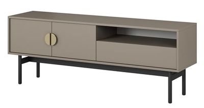 Selsey TV-skåp, konstruerat trä, sten grå, 154 cm bredd