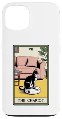 Carro Tarot Card Cat Robot Aspirador Gato Carcasa para iPhone 13