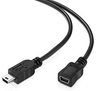 adaptare 40124 USB 2.0-kabel voor verlenging stekker B/mini-bus B, 5-aderig, 1,2 m