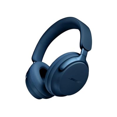 Bose QuietComfort Ultra Headphones con cancellazione del rumore wireless e audio spaziale, cuffie over-ear con microfono, durata della batteria fino a 24 ore, Blu Lunare Edizione Limitata
