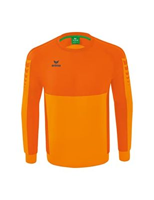 ERIMA Niños Six Wings Sudadera, New Orange, 116
