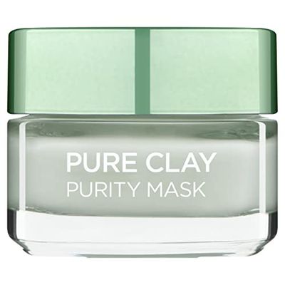 L'Oreal Paris Pure Clay Purity Mattifying Eucalyptus Face Mask 50 ml (Pack of 1)