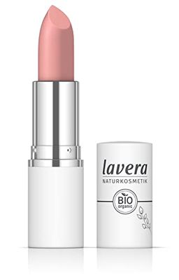 lavera Rossetto opaco Comfort - Primrose 06 - Colore intenso - Finitura opaca - Sensazione confortevole - Fino a 6 ore di tenuta - Cosmetici naturali vegani (1 x 18,2 g)