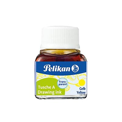 Pelikan 201541 Encre de Chine A, Flacon 10 ML, Jaune