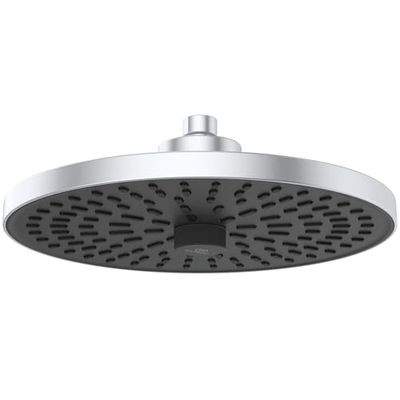 Ideal Standard - Alu+, Soffione tondo anticalcare a due funzioni per colonne doccia con diametro da 26cm, Accessorio doccia con portata 12l/min, Matt silver