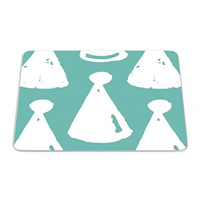 Bonamaison, Tapis de Souris Rectangle Imprimé Numériquement, Fond Antidérapant, pour Bureau et Maison, Taille: 22x18cm
