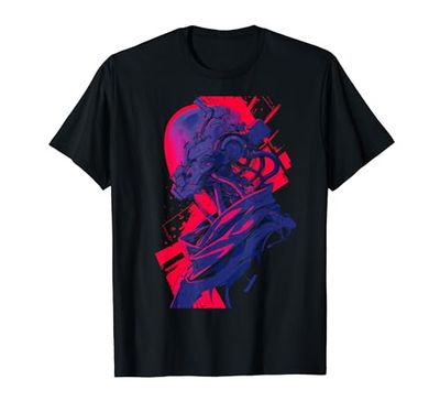 Futuristic Cyberpunk Cybergoth Robot Techwear Cybercore T-Shirt