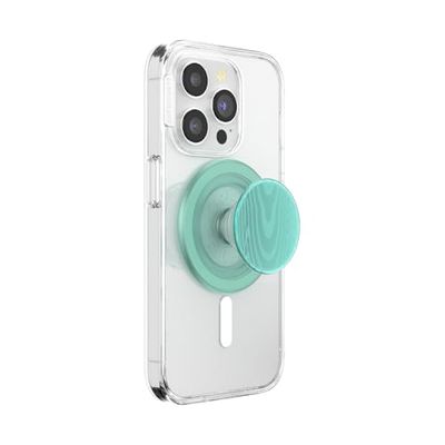 PopSockets PopGrip - Soporte magnético para teléfono MagSafe, Parte Superior Intercambiable, Agarre Seguro para Fundas MagSafe de iPhone, Soporte para visualización Manos Libres, Compatible con Carga