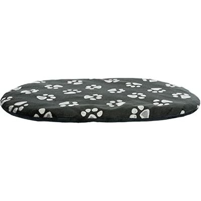 Cuscino Jimmy, ovale, 44 × 31 cm, nero