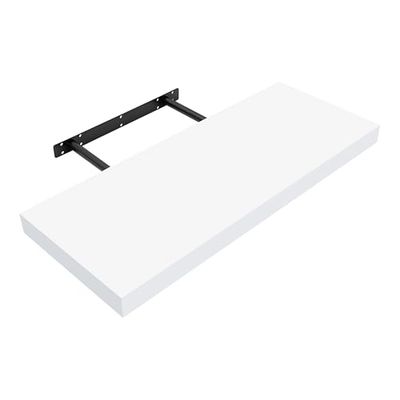 Anika scaffale, White High Gloss, 3.8cm High x 60cm Wide x 23.5cm Deep