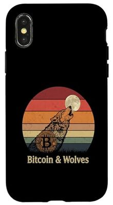 wolf blockchain digital finance investment power Bitcoin Case for iPhone X/XS