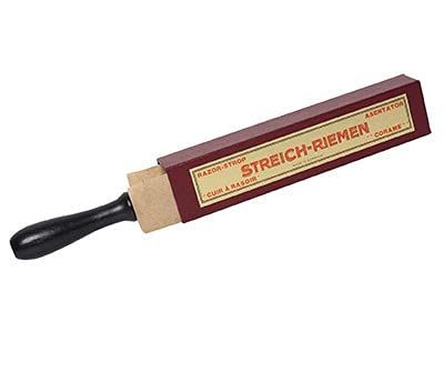 =Asentador Ajustable Herold Solingen Cuero Ruso Rindsleder