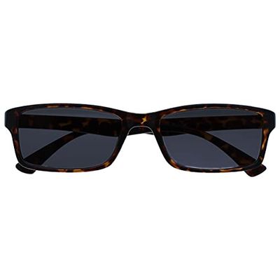 La Compañía Gafas De Lectura Marrón Carey Lectores De Sol Hombres Mujeres UVS092BR +3,50