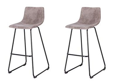La Sedia Spagola Bilbao Sgabello, Tessuti, Beige, 89 cm (Altezza) x 48,5 cm (Profondità)