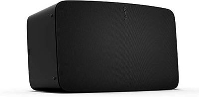 Sonos Five - Enceinte sans Fil - Haut Parleurs HiFi - Son Stéréo - Multiroom - WiFi - Trueplay™ - Qualité Studio - Son Clair et Puissant - Air Play 2 - Interface Tactile - Noir