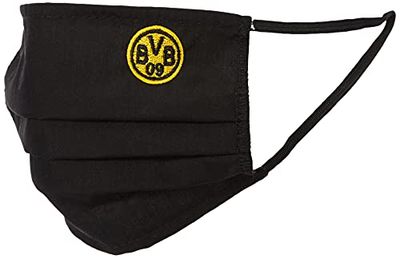 Borussia Dortmund Maska bawełniana czarna (zestaw 3 szt.)