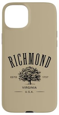 Richmond Virginia - Souvenir di design in stile vintage Custodia per iPhone 15 Plus