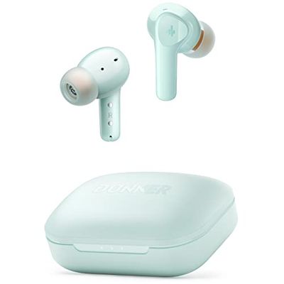 Donner Cuffie Bluetooth Wireless con Noise Cancelling, cancellazione attiva mirata del rumore, 4 mic per chiamate, 32h di svago, EQ personalizzato, Bluetooth 5.2, verde