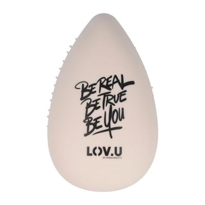 PARSA Beauty LOV.U Detangling Brush Wet & Dry (Pink) - Hair Brush with Multi-Flexible Nylon Pins - Hair Brush - Hair Brush - Hair Brush Women - Hair Brush