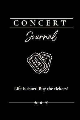 Concert Memory Book: Memory book for live music lovers