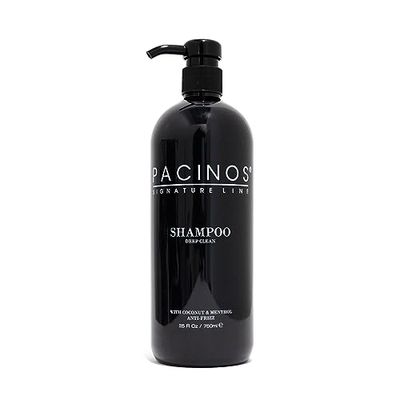 Pacinos Shampoo for Men - Coconut & Menthol - Deep Clean - Frizz Control - Keeps Hair Strong & Healthy