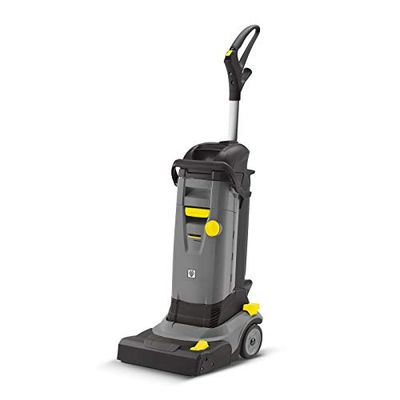 Kärcher BR 30/4 C Fegadora-aspiradora compacta para limpieza eficaz de suelos duros, Gris