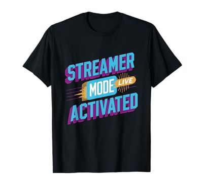 Streamer di gioco Streaming live Gamer Content Creator Abbigliamento Maglietta