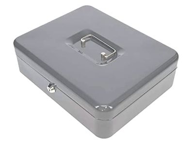 Kippen 10003SA - Caja de caudales con monedero Color Silver. Dimensiones: 300x240x90 mm.