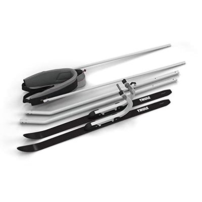 Thule Carrello Carriolo Kit Esqui 20201401 Bianco Unisex Bambini e Neonati