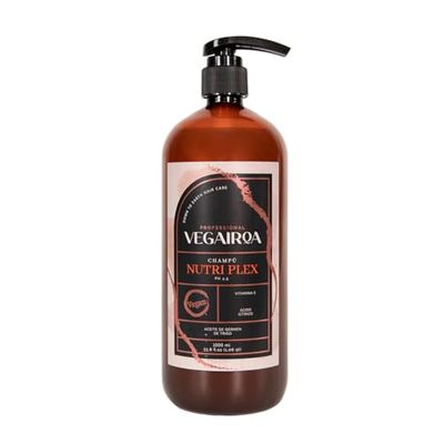 VEGAIROA. Nutri Plex Intense Nutrition Shampoo with Deep Moisturising Effect for Dehydrated or Chemically Treated Hair Paraben-Free 1000 ml