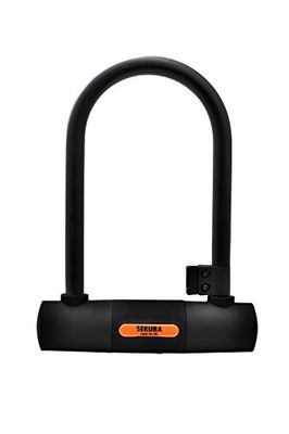 Büchel 60500305 Sekura U-lock bicycle lock, Black, incl. 2 keys