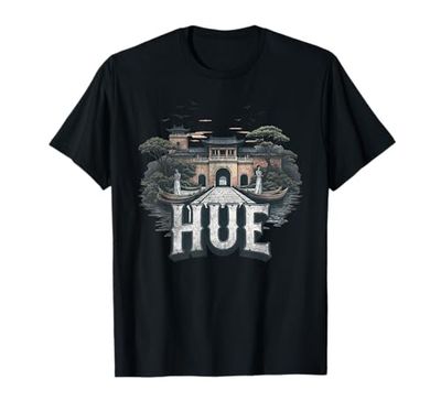 Retro Hue Paesaggio Vintage Souvenir Maglietta