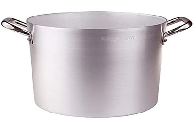 Pentole Agnelli pcmx0346 Faitout Aluminium avec 2 poignées, Inoxydable, 46 cm