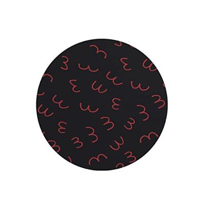 Questo Casa, Round Digital Printed Mouse Pad, Non-Slip Base, for Office and Home, Diameter:22cm