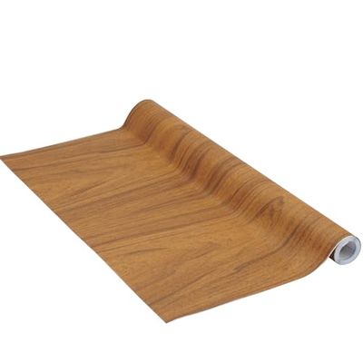 Venilia Perfect Fix® Adhesive Film | Wood Effect Walnut French Wood Film | 90 cm x 2.1 m, Thickness 150μ | Self-Adhesive Furniture Film, Decorative Film, No Bubbles, Kitchen Film | PVC without Phthalates | Made in EU