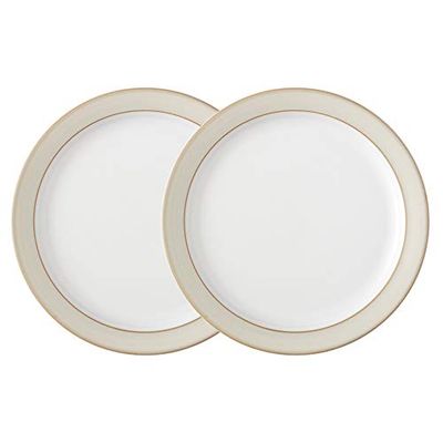 Denby 16048803 Linen 2 Piece Small Plate Set