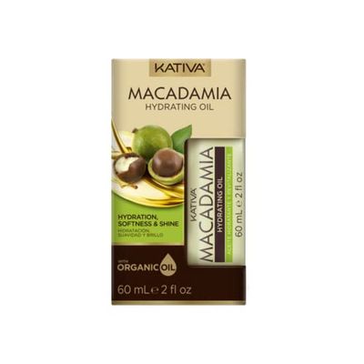 Kativa - Aceite Hidratante Macadamia 60 ml.
