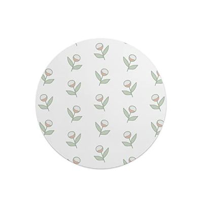 Questo Casa, Round Digital Printed Mouse Pad, Non-Slip Base, for Office and Home, Diameter:22cm
