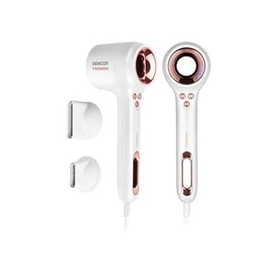Sécheuse Sencor SHD 9100RS, Moteur BLDC 100000 tr/min, 1500W, 3 Vitesses, 4 Températures, Ionisation, 2 Embouts Magnétiques