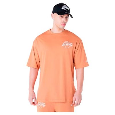 Los Angeles Lakers New Era NBA - Camiseta de Gran tamaño, diseño de Arena del Desierto