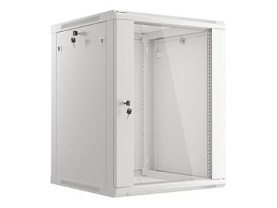 LANBERG Wall-Mounted Rack 19" DEMOUNTED Flat Pack 15U / 600 x 600 mm Grey