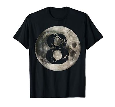 Jugador de billar de 8 bolas Luna Llena Camiseta