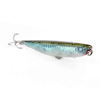 Seaspin Pro-Q 90 Color TRB - 90 mm – 11 g - esca artificiale Walking The Dog per la Pesca in Mare, durchsichtig
