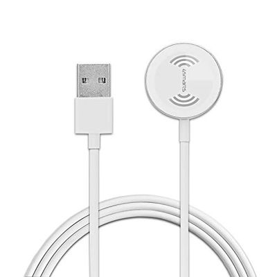 Draadloze oplader VoltBeam Mini 2,5W voor Apple Watch met USB-A-kabel 1m wit