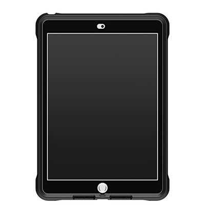 OtterBox UnlimitED Folio Case for iPad 10.2-Inch (7th gen/8th gen/9th gen),Shockproof,Protective Folio Case with built in Screen Protector,Tested to Military Standard,Clear/Black,No Retail Packaging