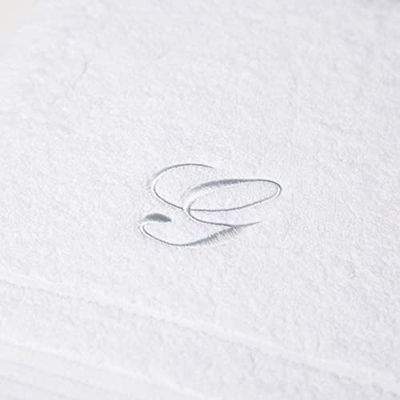 Caleffi Caleffi 78348 Serviette de Bain, Coton, Blanc, 100 x 150 cm