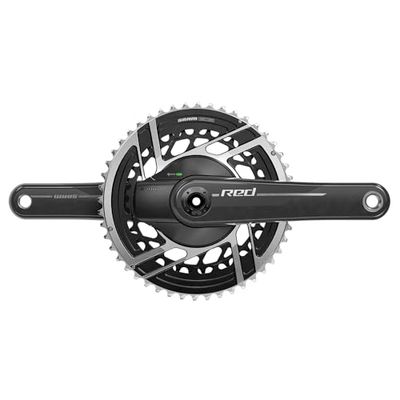 SRAM Pédalier de Compteur de Puissance Red AXS – 170 mm, 2 x 12 Vitesses, 50/37t, Montage Direct à 8 boulons, Interface de Broche Dub, Naturel