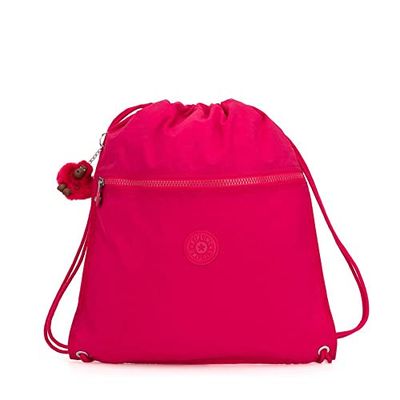 Kipling Supertaboo Mochila média, Rosa (True Pink), Supertaboo