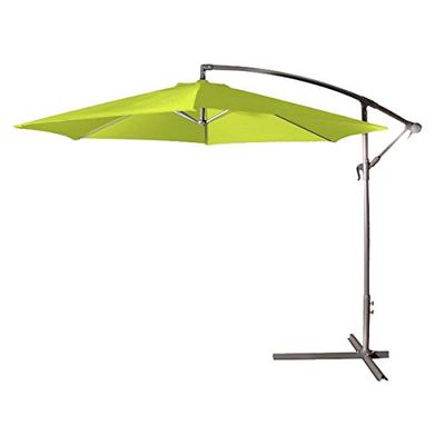 Urban Living SUNNYDAYS PARASOL DEPORTE ROND ANIS DIAM 300CM TOILE 180GR
